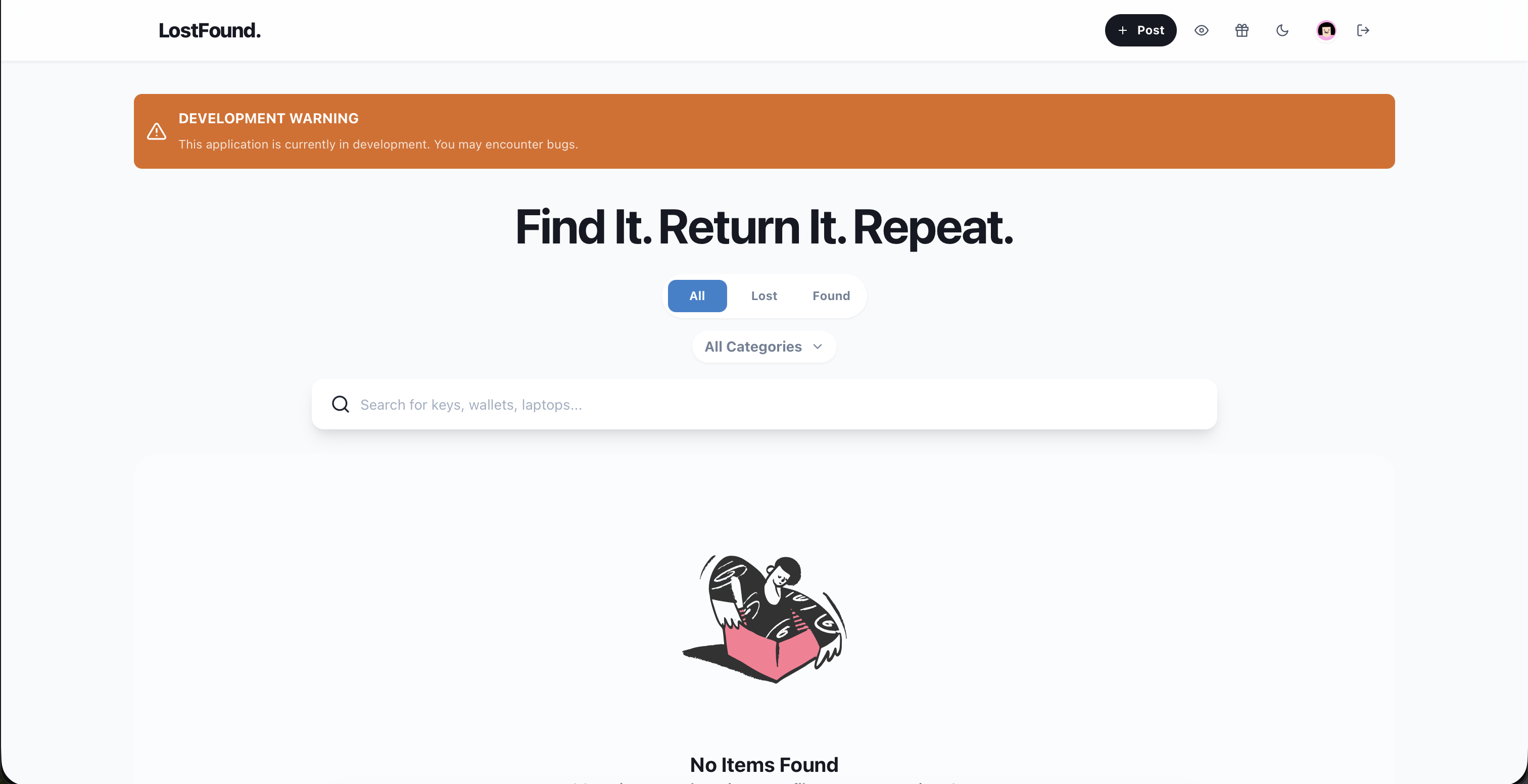 Lost and Found Screenshot 1